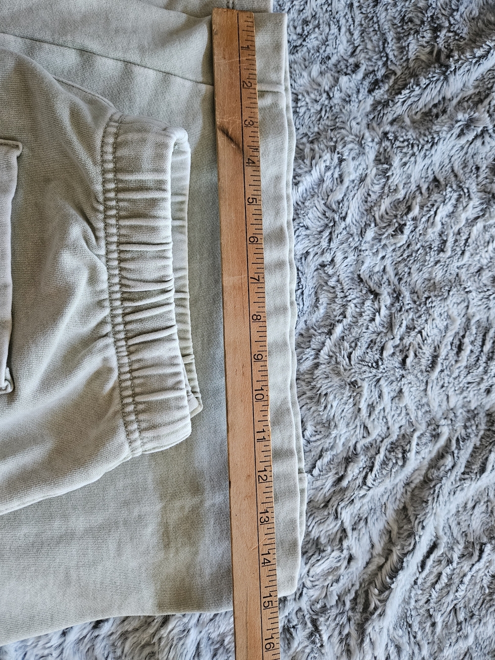 American Eagle Outfitters Heathered Sage Green Wide Leg Lounge Wear - Picture 7 of 7